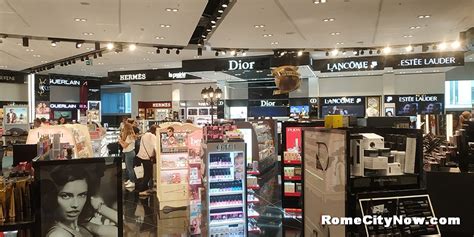 dior rome airport|rome airport coffee shop.